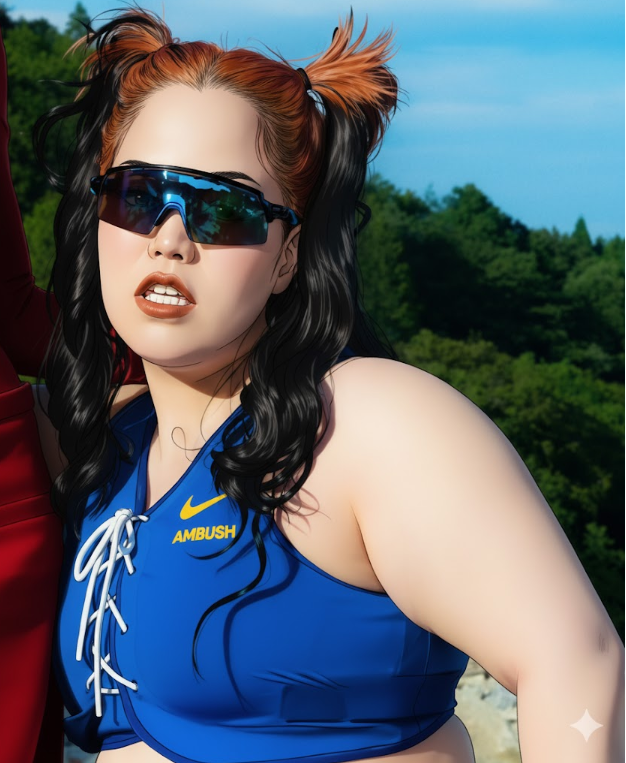 ラップも得意なゆりやんの画像。