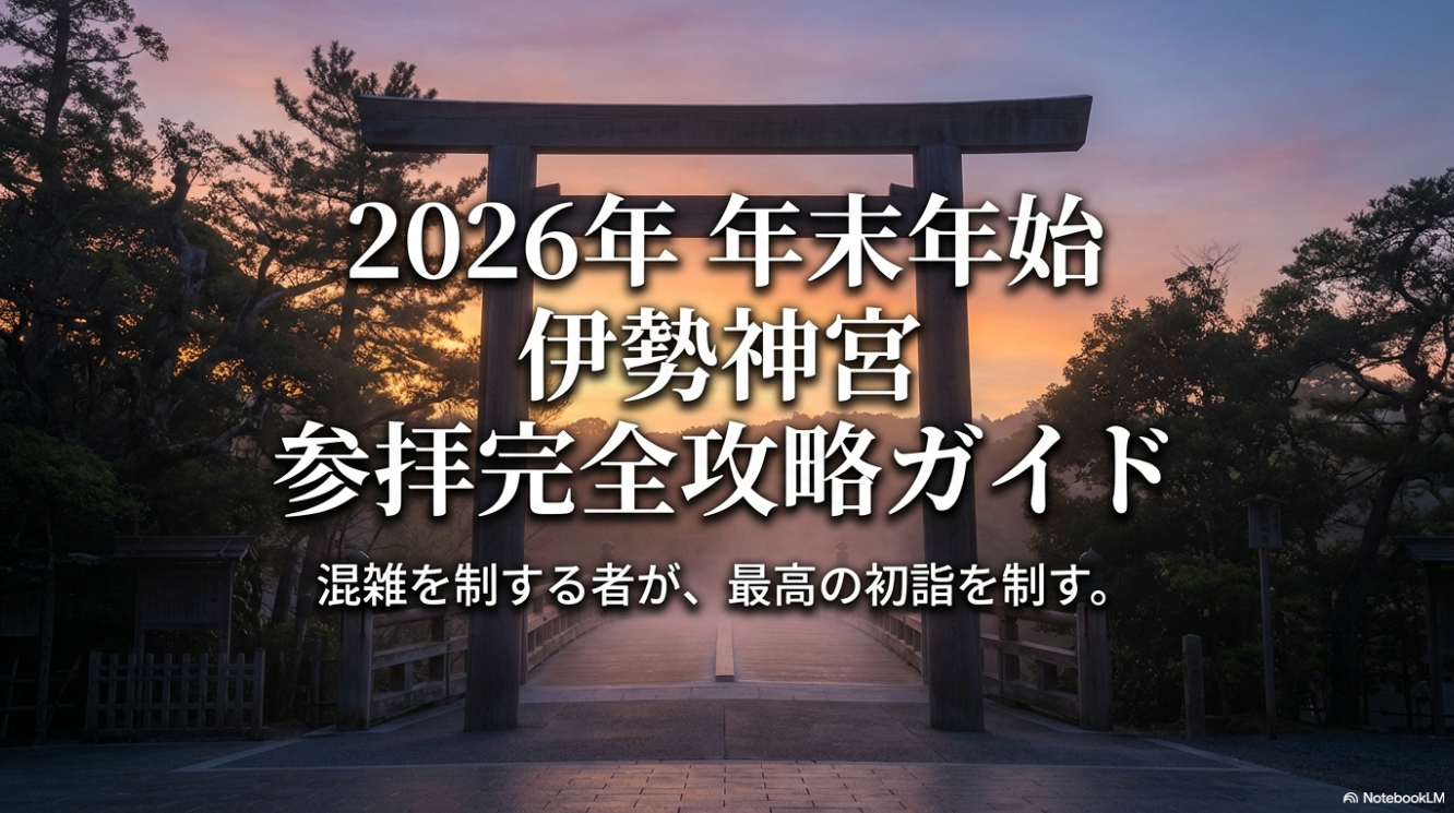 2026年年末年始の伊勢神宮混雑と参拝攻略ガイドの表紙