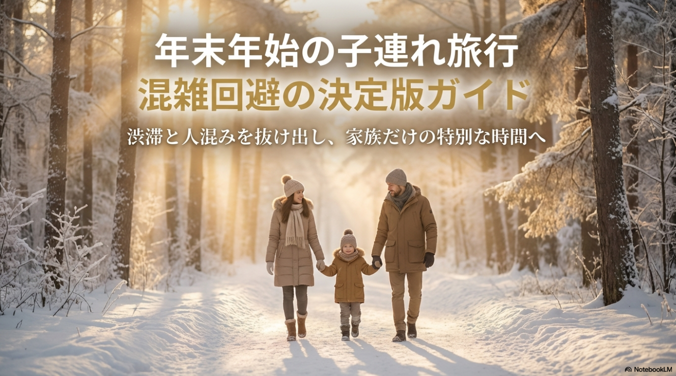 年末年始の子連れ旅行 混雑回避の決定版ガイド