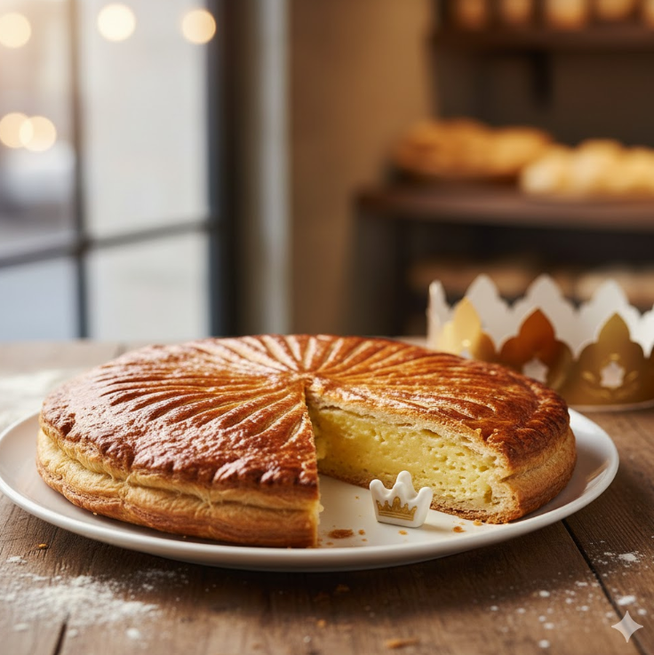 フランスの伝統菓子ガレット・デ・ロワ