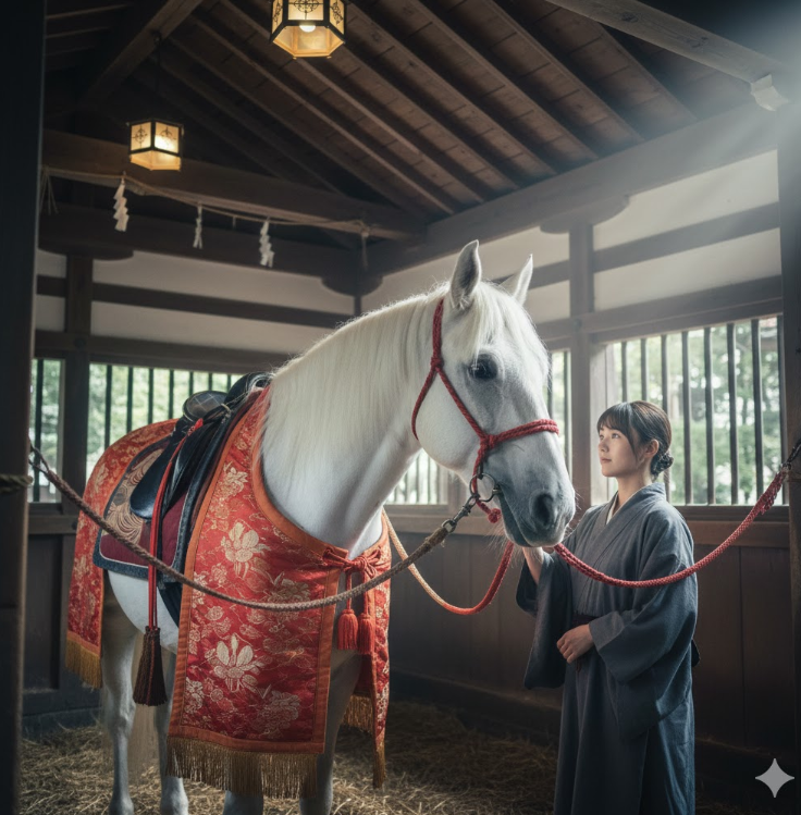 奈良県で出会える神馬