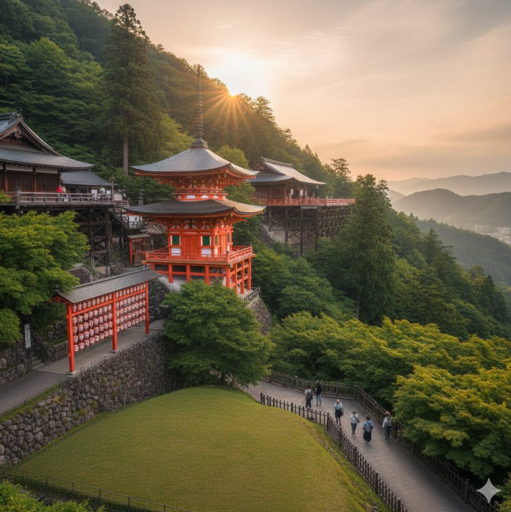 信貴山にある朝護孫子寺のイメージ