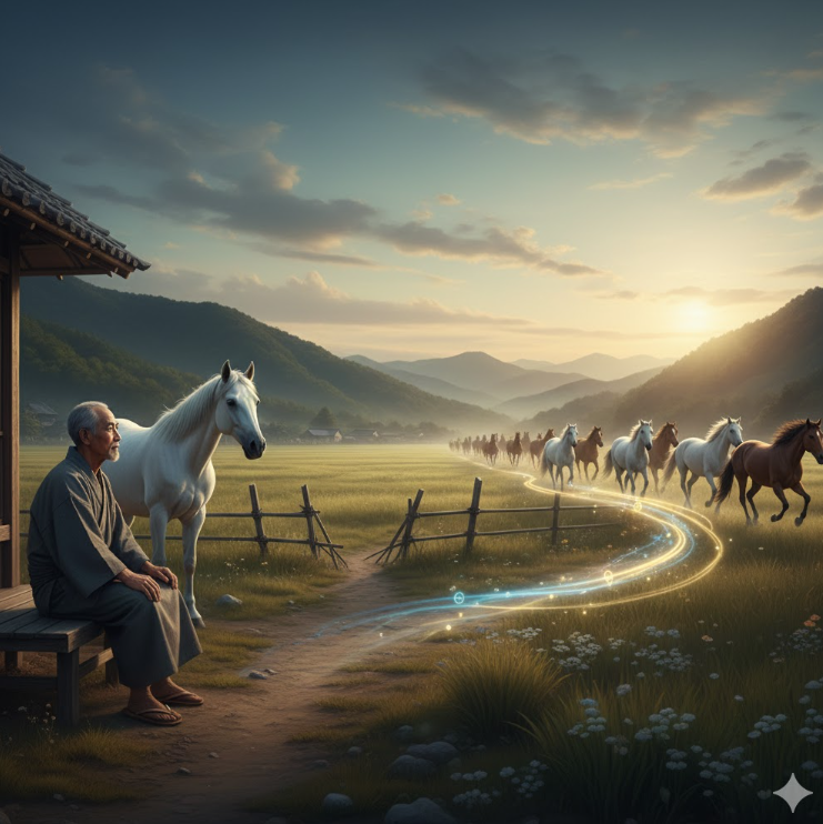 「人間万事塞翁が馬」のイメージ