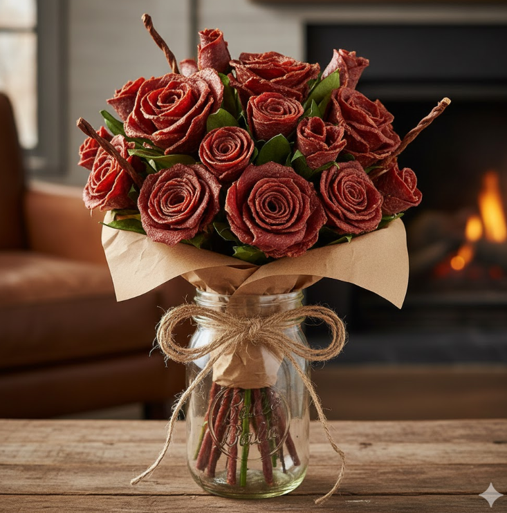 ビーフジャーキーの花束