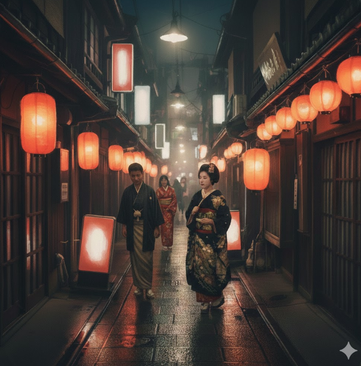 花街（色街）のイメージ

