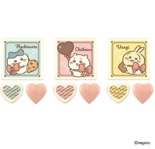 3色のちいかわチョコ