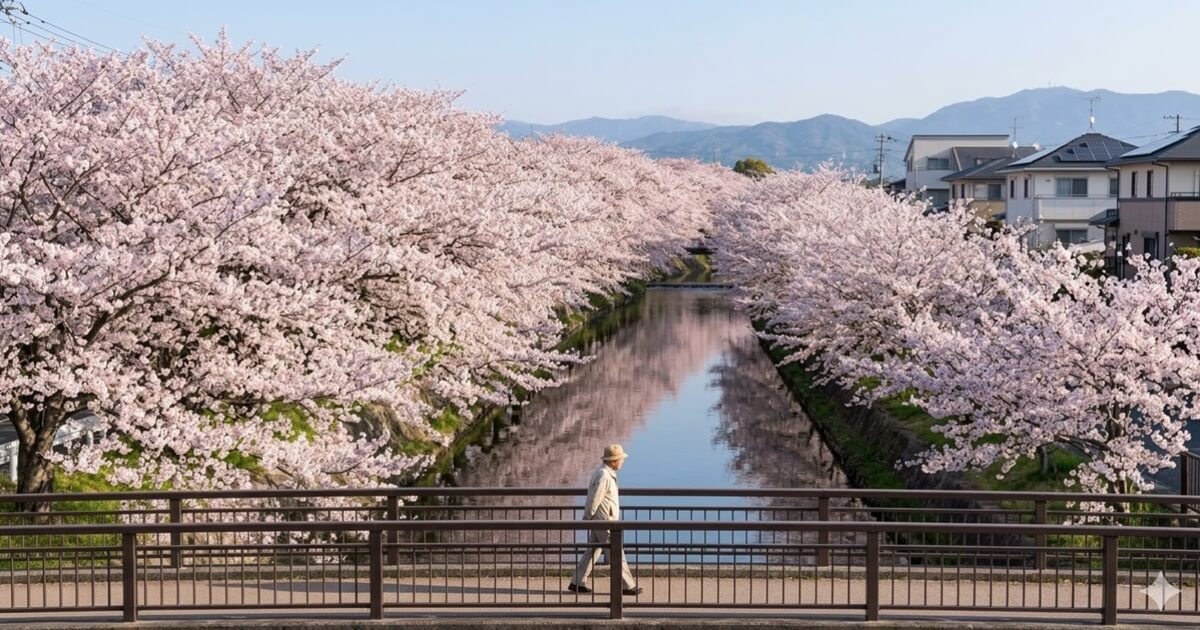 奈良の静かな桜の鑑賞スポット